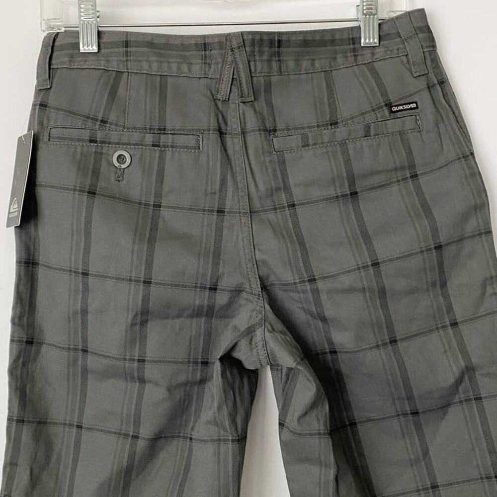 Quiksilver Gray Plaid Hybrid Shorts - Picture 6 of 13